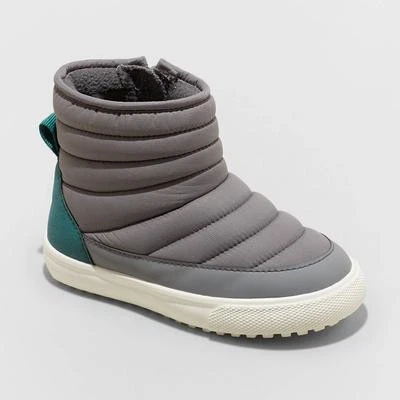 Botines con cremallera Ainsley para niños pequeños - Acogedores zapatos de invierno forrados con cremallera lateral Foto 1 de 1