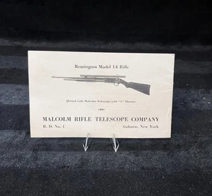 Small Vintage Malcolm Rifle Telescopes Catalog - Picture 1 of 4
