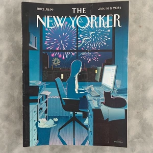 The New Yorker Magazine Jan 1 & 8, 2024 Double Issue Bagnarelli Cover - Picture 1 of 2