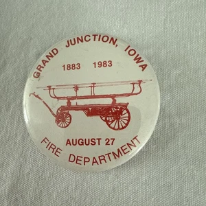 Grand Junction Iowa 1883 bis 1983 27. August Feuerwehr - Bild 1 von 2