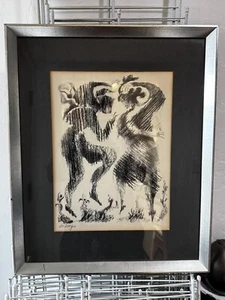 JULIO DE DIEGO (1900-1979) Litografia Flamenco Originale FIRMATA Edizione Limitata - Foto 1 di 5