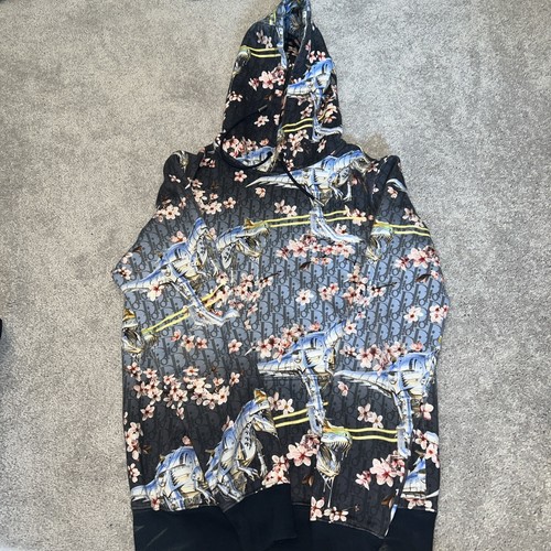 Felpa con cappuccio Christian DIOR x Sorayama stampa grafica Giappone taglia XS SPEDIZIONE GRATUITA