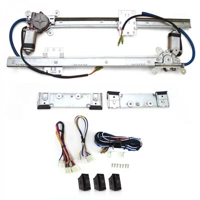 49-56 - / Fits - Power Window Kit 3 switch flat glass early Rod Street - Image 1 of 4