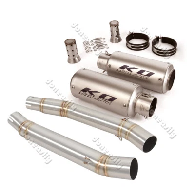 Tubo silenciadores sistema escape moto Suzuki GSX1300R Hayabusa 2008-2020 Foto 1 de 4