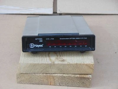 HAYES OPTIMA 5201AM SMARTMODEM 28800  V.FC FAX "TESTED" - Image 1 of 3