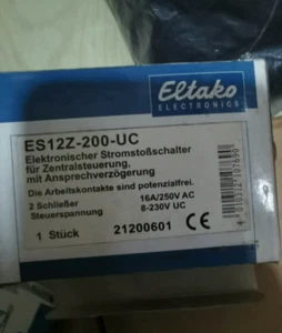 cx,1 PC NEW-OPEN-BOX ES12Z-200-UC 8-230V Pulse Relay #B1018R CL - Picture 1 of 2