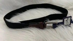 Faded Glory Boy's Casual Stretch Belt Size M/L Navy W Gold & Brown Accents - Picture 1 of 6
