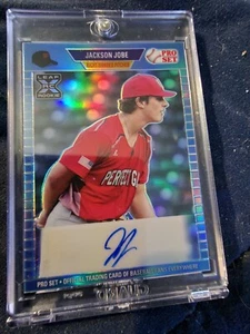 2021 Leaf Pro Set Jackson Jobe Sky Blue Auto 1/1 - Picture 1 of 3