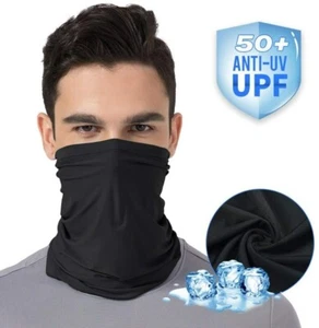 UV Protection Face Mask Neck Gaiter Windproof Scarf Breathable Bandana Balaclava - Picture 1 of 50