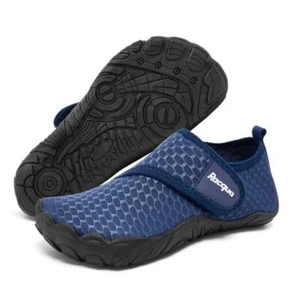 Boys Kids Water Shoes Girls Non-Slip Swim Beach Sports 1 Big Kid Wzk168-navy - Picture 1 of 7