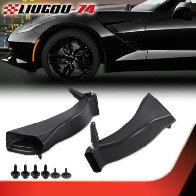 Kit de 1 par de conductos de freno inferiores delanteros aptos para Chevrolet C7 Corvette Z06 GM 2014-2019 Foto 1 de 4
