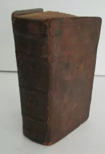 GERMAN Leather-Bound Book, 1745 & 1746 PSALMEN DAVIDS, LIEDER, EVANGELIA EPIS... - Picture 1 of 12