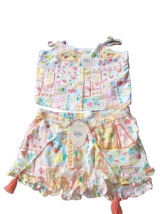 PETER ALEXANDER Singlet & Shorts Pyjamas Set BNWT - Women's Size L (RRP $120) - Picture 1 of 7