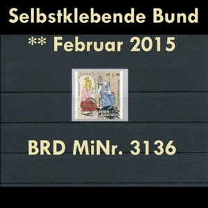 BRD MiNr. 3136 ** Alle Selbstklebenden Bund Februar 2015, postfrisch, aus MB - Picture 1 of 1