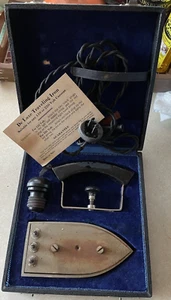 Hierro de viaje vintage Alemania con estuche permanece libre - Imagen 1 de 13