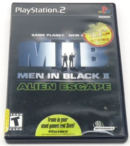 MIB Men In Black II: Alien Escape (PlayStation 2, 2002) PS2 (Case & DVD) NTSC - Picture 1 of 9