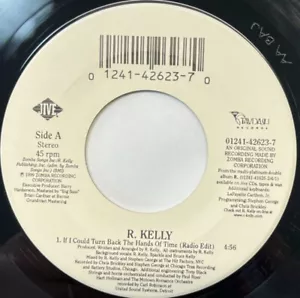 R Kelly If I Could Turn Back the Hands of Time / Dancing 45 Vinyl 90s Hip Hop - Imagen 1 de 6