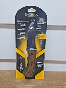 Camillus Mountaineer 19084 Fixed Blade Serrated with Nylon Sheath - Picture 1 of 4