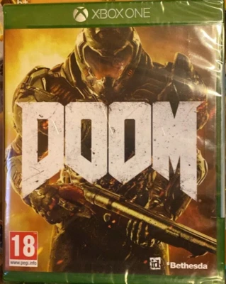 Doom Video Game for Microsoft Xbox One (New Sealed) - Image 1 of 3