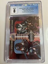 2015 UD Marvel Vibranium Ultimate Spider-Man Ultimate Venom Dual Patch P2-13 CGC