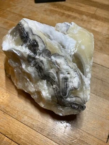 Phantom Zebra Calcite Crystal Gemstone Natural Polished Rock Specimen 696 - Picture 1 of 12