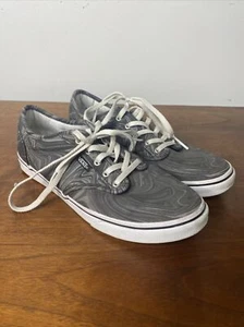 Vans Off The Wall Women's 7.5 Men's 5.5 Gray Swirl Tennis Shoes Lace-Up Sneakers - Picture 1 of 11