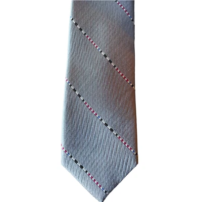 Corbata de seda Michael Kors gris plata Foto 1 de 4