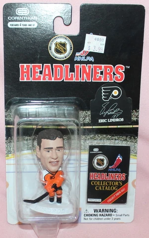 Headliners Eric Lindros Philadelphia Flyers NHL Hockey Mini Figure 1997 Cover