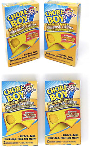 Chore Boy Golden Fleece Scrubbing Cloths | 2-Units per Pack | 4-Pack | (Total of