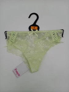 Freya Offbeat Decadence Sheer Lace Knickers In Green Size S New F2 - Picture 1 of 10