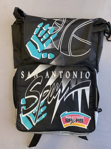 vintage san antonio spurs fiesta Kids backpack Bag NBA Script Cover