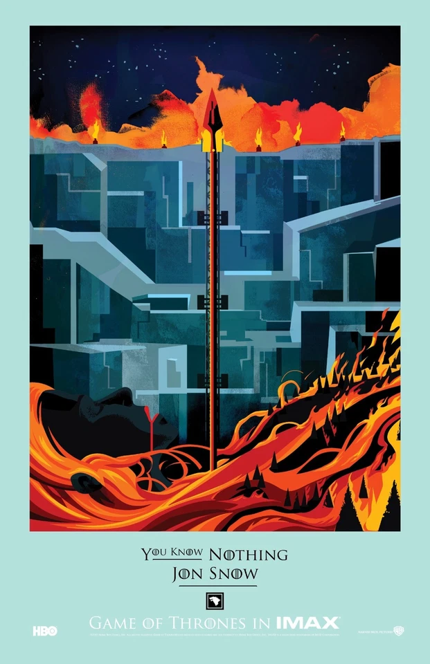 Game Of Thrones poster - 11 x 17 inches - You Know Nothing Jon Snow