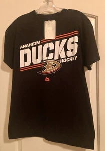 ANAHEIM DUCKS (NHL)- TEE SHIRT (MED)- NWT- MADE IN USA - Picture 1 of 10