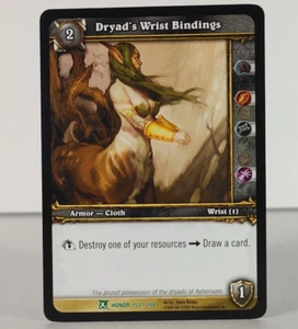 Dryad's Wrist Bindings - Fields of Honor - 157/208 - WoW TCG - Uncommon - Picture 1 of 16