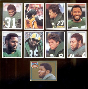 1981 Green Bay Packers Sticker Set JAMES LOFTON LYNN DICKEY PAUL COFFMAN AP Foil