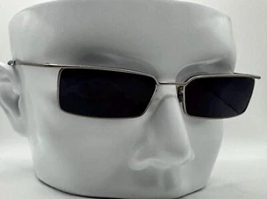 Vintage Y2K Eyeglasses | NOS | Narrow Metal Style | Grey Sun | Brooks Brothers - Picture 1 of 10