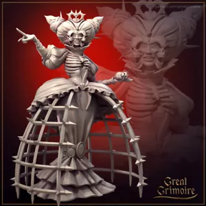 Die herzlose Königin - D&D Fantasy Miniatur - Monster - NPC - (32mm) - Bild 1 von 1