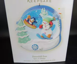 Hallmark Keepsake Adorno de Navidad QP1124 Descenso Divertido Spin A Majigs - Imagen 1 de 6