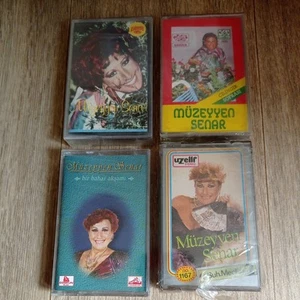 Muzeyyen Senar 4x Album Turkish Original sealed Cassettes - Picture 1 of 3