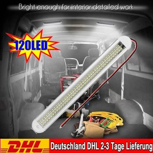 Auto 12V LED Innenlicht Bar Rohr Streifen Lampe Van Boot Wohnmobil Wohnwagen - Bild 1 von 15