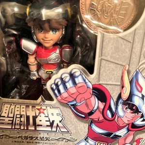 Saint Seiya ESS-01 Action Figure Red Silver Coin Included Used - Picture 1 of 4
