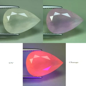 4.35 Cts_Antique Stone_100 % Natural Unheated Uv Color Change Hackmanite_Mogok - Bild 1 von 4