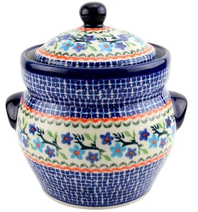 Polnische Keramik Gärtopf 1,8 Quart - traditionelle Wasser-Versiegelung Luft  - Bild 1 von 4