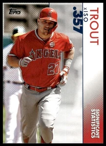 2020 Topps #SS-4 Mike Trout Significant Statistics Los Angeles Angels - Picture 1 of 2