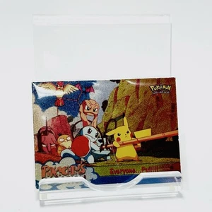 Topps Pokemon Trading Card Pikachus Vacation Everyone Pull Black Label Holo Foil - Bild 1 von 3