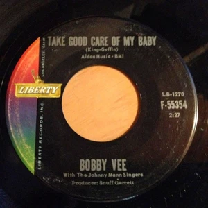 Bobby Vee 45 Take Good Care Of My Baby / Bashful Bob - Picture 1 of 2