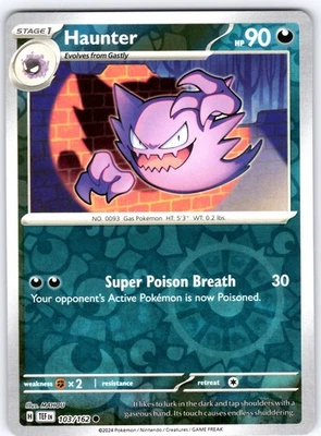 Haunter Common from SV05: Temporal Forces 103/162 LP - Image 1 of 2