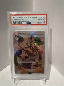 Mallow (Full Art) 145/145 Sm-Guardians Rising Holo PSA Gem Mint 10 - Picture 1 of 2