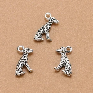 20pcs Alloy Spotted Dog Pendants Charms DIY Jewelry Making Accessory for - Picture 1 of 11