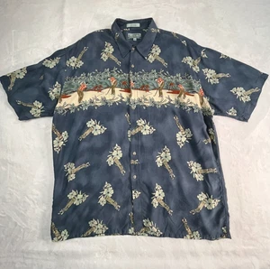 VTG Campia Mens Xl Shirt Hawaiian Golf Tropical Soft Rayon - Picture 1 of 11